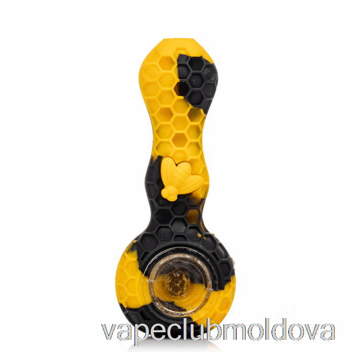 Vape Pod Kit Stratus Bee Silicon Lingură Sol (negru/galben)